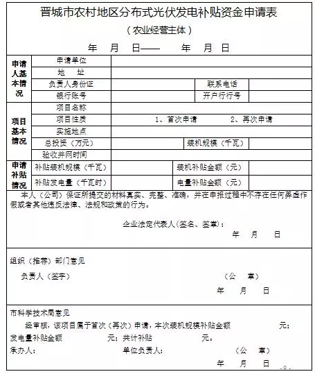 山西晉城2017年第二批分布式光伏發(fā)電項(xiàng)目資金補(bǔ)貼開始申報了！