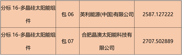 國網(wǎng)2018綜合能源服務項目招標光伏組件、逆變器中標名單